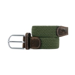 Elastic woven belt Green Army