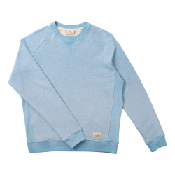 THE CASUAL - Sweatshirt for men - light blue with details | BILLYBELT