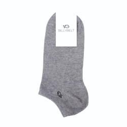 Plain Mottled grey ankle socks