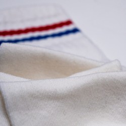 The Retro 06 White sockscombed cotton