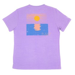 Venice Beach mottled mauve t-shirt