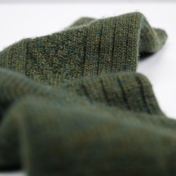 Chaussettes en laine Vert kaki