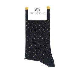 Chaussettes coton peigné homme - style square - Bee | BILLYBELT