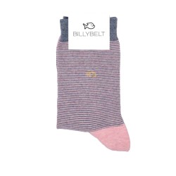 Socks in combed cotton Striped - Lotus