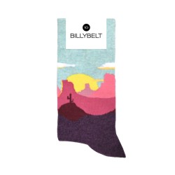 Socks in combed cotton Patterned - Bryce canyon