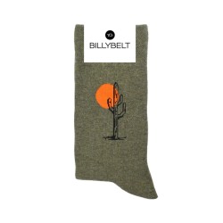 Socks in combed cotton Patterned - Saguaro