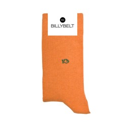 Socks in combed cotton Plain - Orange