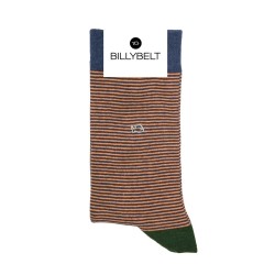 Socks in combed cotton Striped - Horizon