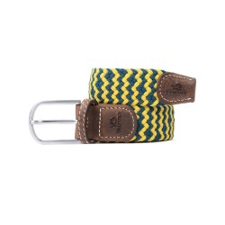 BILLYBELT MEN - elastic belt, braided, leather - Lima