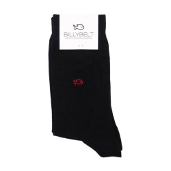 Men's Plain Cotton Socks - Black Licorice | BILLYBELT